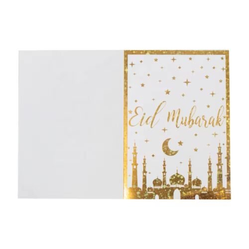 Gold Stamped Eid Greeting Cards - Image 2